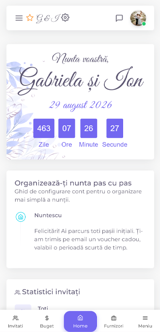 smartwedding dashboard