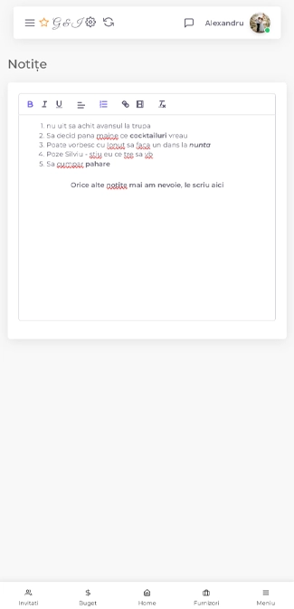 notite nunta